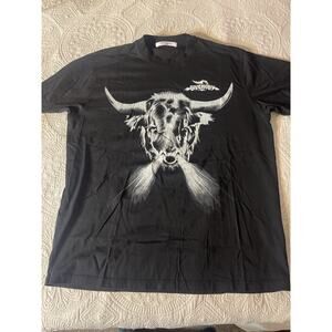 Givenchy Paris Oversized Bull Graphic T-Shirt Black Size M